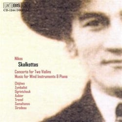 Concerto for two violins - music for wind instruments & piano