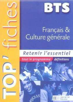 Top'fiches - français et culture générale - bts