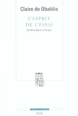 Revue poétique : l'esprit de l'essai - de Montaigne à Borges