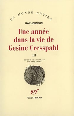 Une annee dans la vie de gesine cresspahl - vol03 - avril - juin 1968