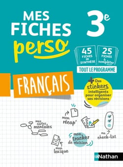 Mes fiches perso : français - 3e (édition 2019)