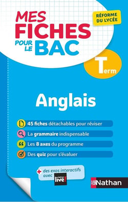 MES FICHES ABC DU BAC Tome 18 : anglais - terminale (édition 2020)