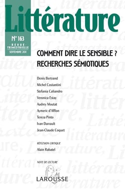 Littérature n° 163 (3/2011)