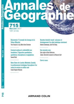 Annales de géographie n° 715 (3/2017) Varia