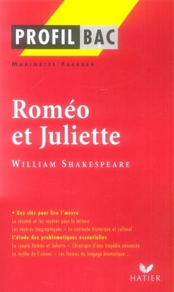Profil - Shakespeare (William) : Roméo et Juliette