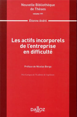Les actifs incorporels de l'entreprise en difficulté - Volume 191