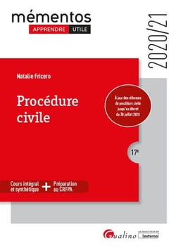 Procédure civile (édition 2020/2021)