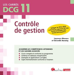DCG 11 : Contrôle de gestion - Intègre le PCG 2025 conforme aux règlements de l'ANC (arrêté 26 décembre 2023 portant homologation) (12e édition)
