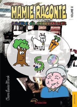 Mamie raconte t.2 - livre à colorier