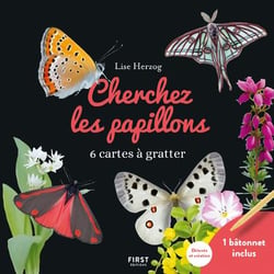 Cartes à gratter - Cherchez les papillons