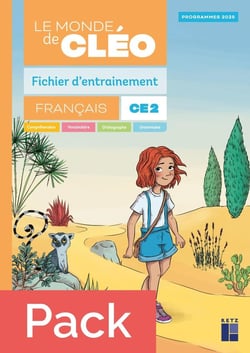 CLÉO : Le monde de Cléo - Français - CE2 - Fichier d'entraînement + Aide-mémoire (édition 2025)