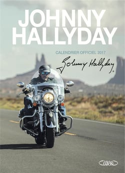 Calendrier officiel Johnny Hallyday 2017