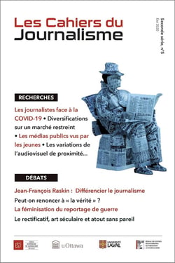 Les cahiers du journalisme Volume 2, Numéro 5
