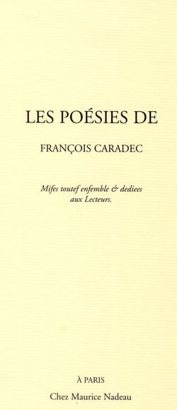 Les poésies