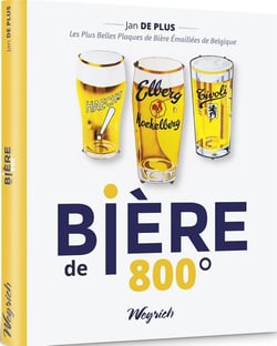 Biere de 800  (degres)- les plus belles plaques emaillees belges de biere
