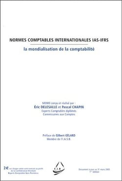 Normes comptables internationales ias-ifrs - la mondialisation de la comptabilité