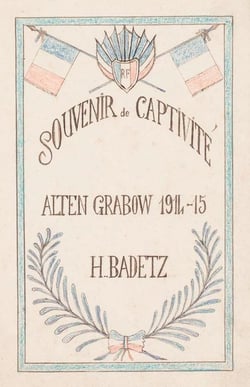 Souvenirs de captivité - Alten Grabow 1914-15