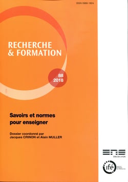 Savoirs et normes pour enseigner (édition 2018)