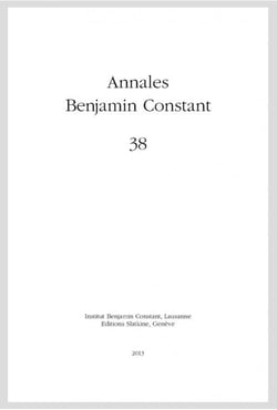 Annales Benjamin Constant n.38