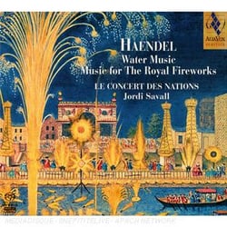 Haendel: Water Music. Music for the Royal Fireworks