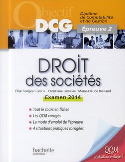 Droit des sociétés - épreuve 2 (édition 2013/2014)