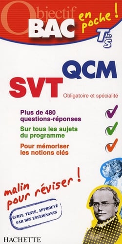 Objectif bac - qcm - sciences et vie de la terre - terminale s
