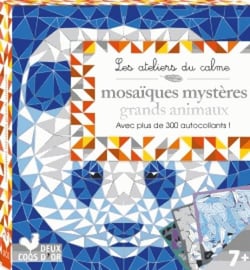 Mosaïques mystères grands animaux - mini boite avec accessoires