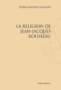 La religion de jean-jacques rousseau