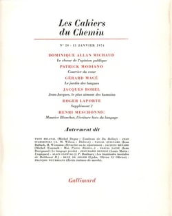 Les cahiers du chemin