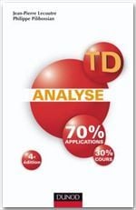 TD analyse (4e édition)