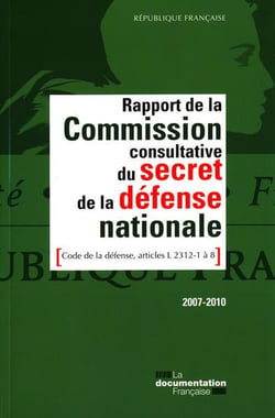 Rapport de la commission consultative du secret de la defense nationale (5e rapport)