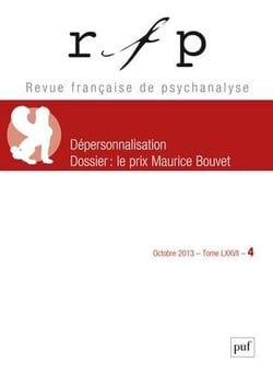 Revue française de psychanalyse n.77/4 : la dépersonnalisation