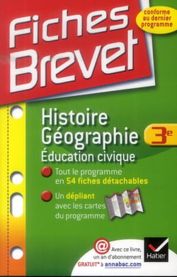 Fiches brevet - histoire-géographie-éducation civique - 3ème