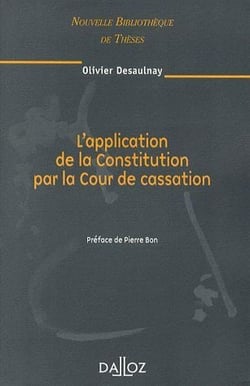 L'application de la Constitution par la Cour de cassation - Volume 84