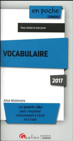 Vocabulaire 2017