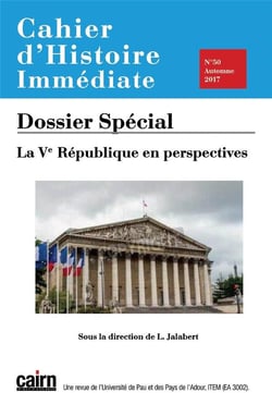 Cahier d'histoire immédiate n.50 - la ve république en perspective