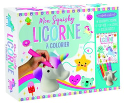 Mon squishy à colorier : licornes
