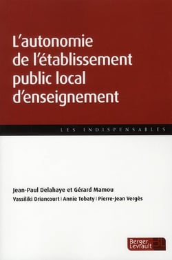 Autonomie De L Etablissement Public Local D Enseignement 1Er