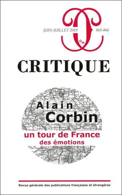 Revue Critique n.865/866 : Alain Corbin - un tour de France des émotions