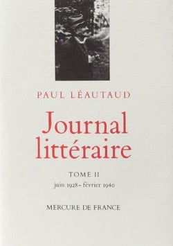 JOURNAL LITTERAIRE T2 : 1928 -1940