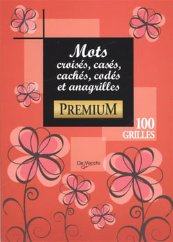 Mots croisés, casés, cachés, codés et anagrilles premium - 100 grilles