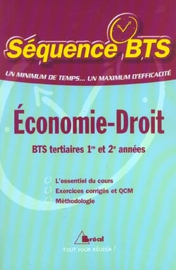 Economie droit - bts tertiaires 1e et 2e annees