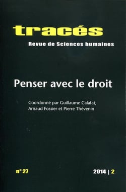 Penser avec le droit