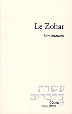 Le zohar - lamentations