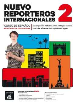 Nuevo Reporteros internacionales 2 : Espagnol : Édition hybride livre de l'élève