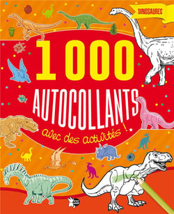 1000 autocollants avec des activités - dinosaures