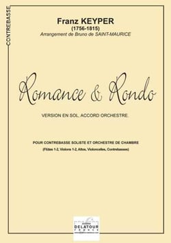 Romance et Rondo pour contrebasse solo et orchestre à  cordes (Version en Sol)