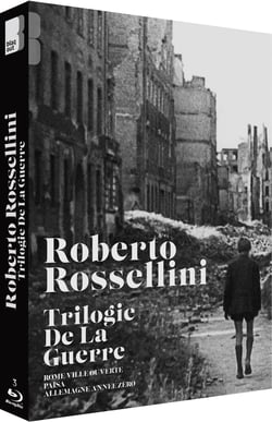 Roberto Rosselini - La trilogie de la guerre : Rome, ville ouverte + Païsa + Allemagne, année zéro