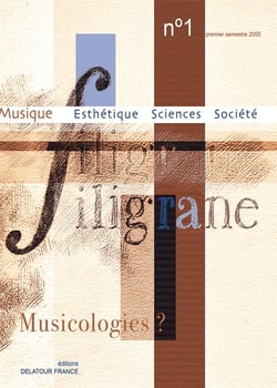 Revue filigrane n01 - musicologies ?