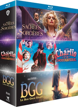 Sacrées sorcières + Charlie et la chocolaterie + Le Bon Gros Géant